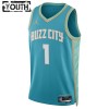 Dres Charlotte Hornets LaMelo Ball Jordan 2023-24 City Edition Teal Swingman - Dječji